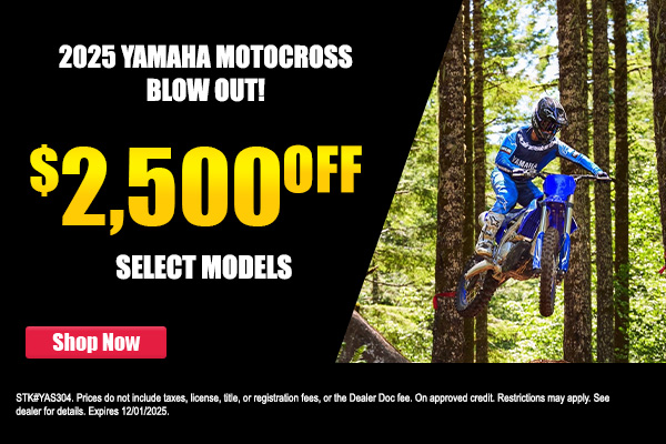 2025 Yamaha Motocross
