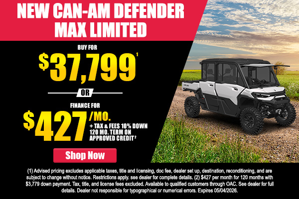 New Can-Am Defender Max Limited