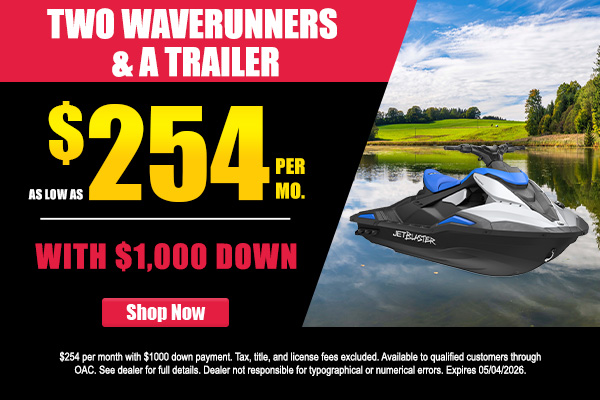 Two Waverunners & a Trailer