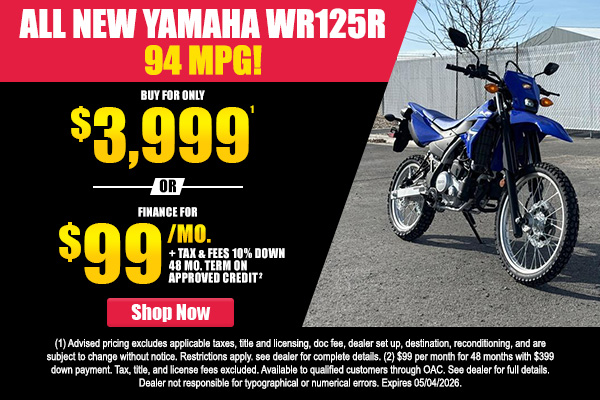 All New Yamaha WR125R